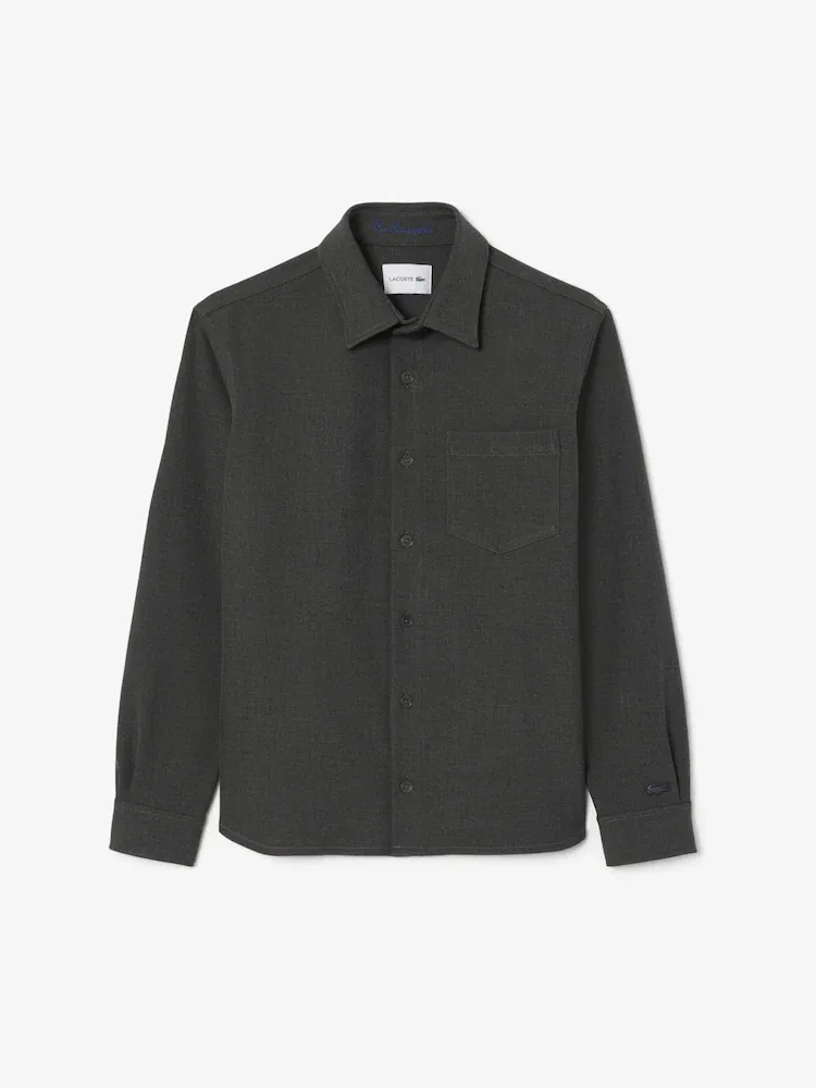 Оверсайз рубашка Double Face LACOSTE — фото 4