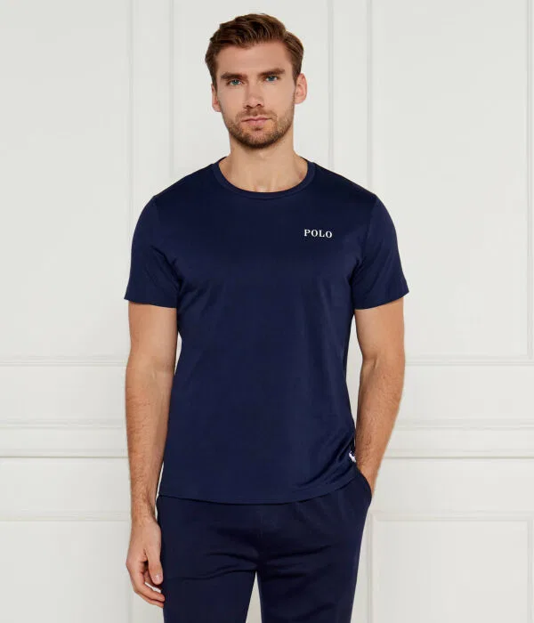 Мужская футболка хлопковая Polo Ralph Lauren, Blu Marino