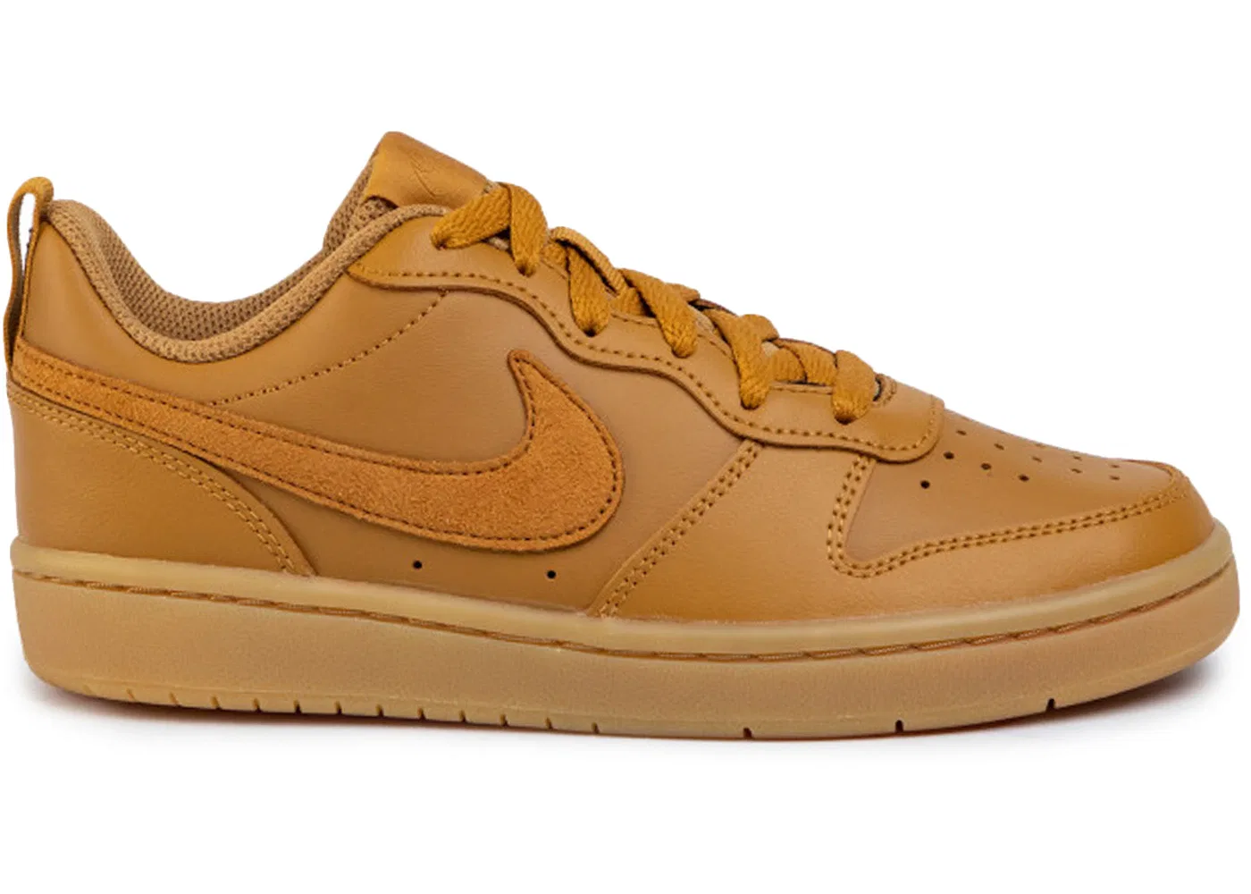 Детские кроссовки Lifestyle Nike Court Borough Low 2 Nike, Wheat Wheat Gum Light Brown