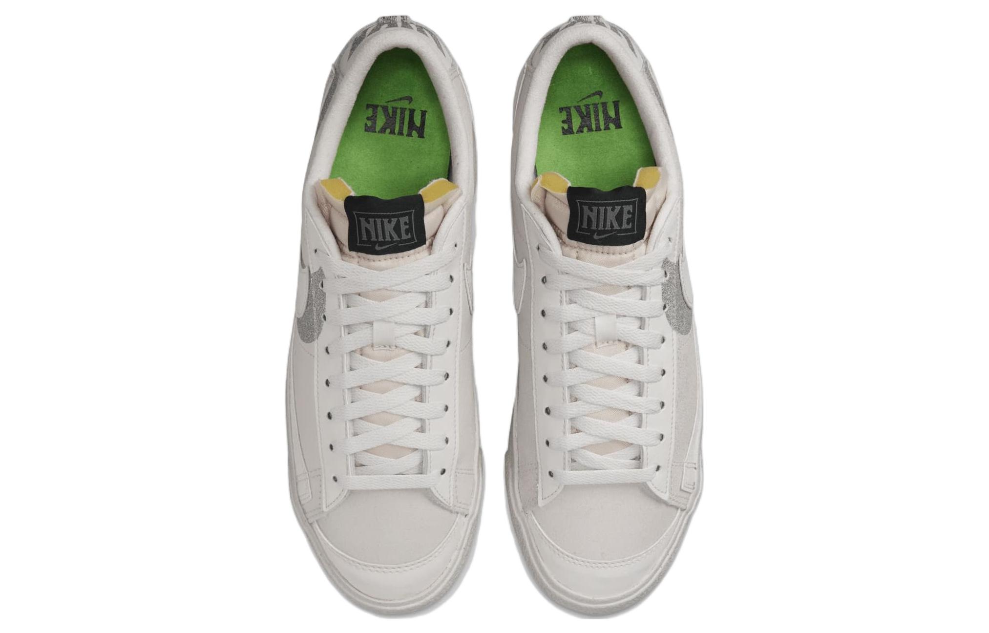 Кроссовки Nike Blazer Low 77 Premium, кремовый/серый — фото 4