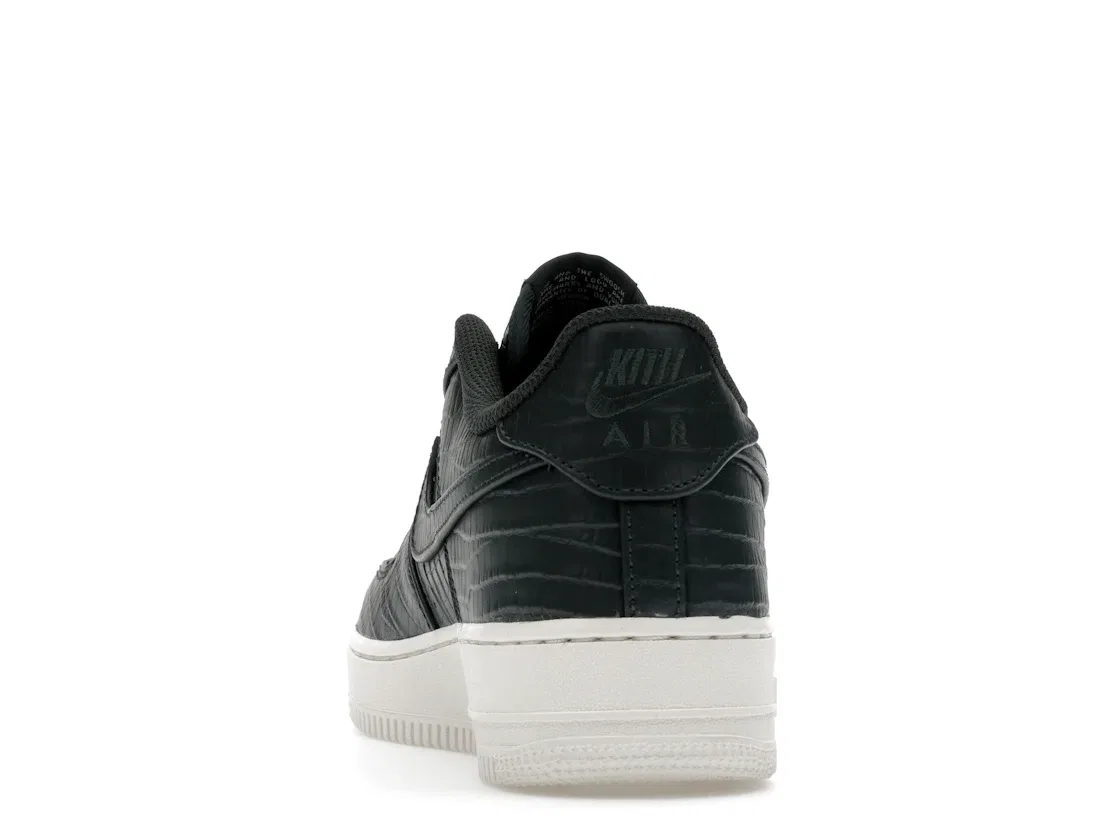 Детские кроссовки Lifestyle с принтом Nike Air Force 1 Low Nike, Black Spruce/Black Spruce/Phantom/Varsity Red — фото 4
