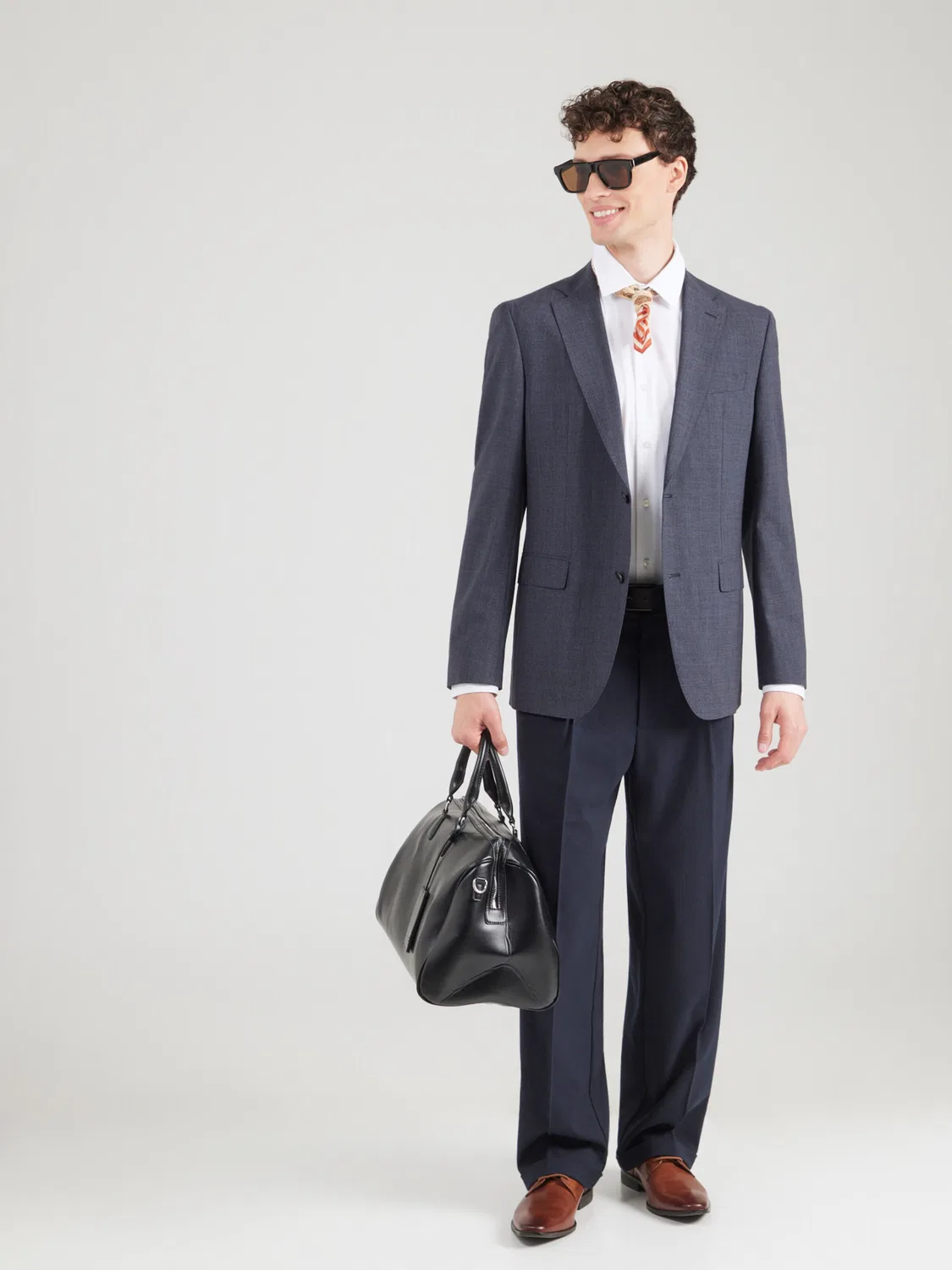 Деловая рубашка Boss Slim fit HANK белого цвета — фото 4