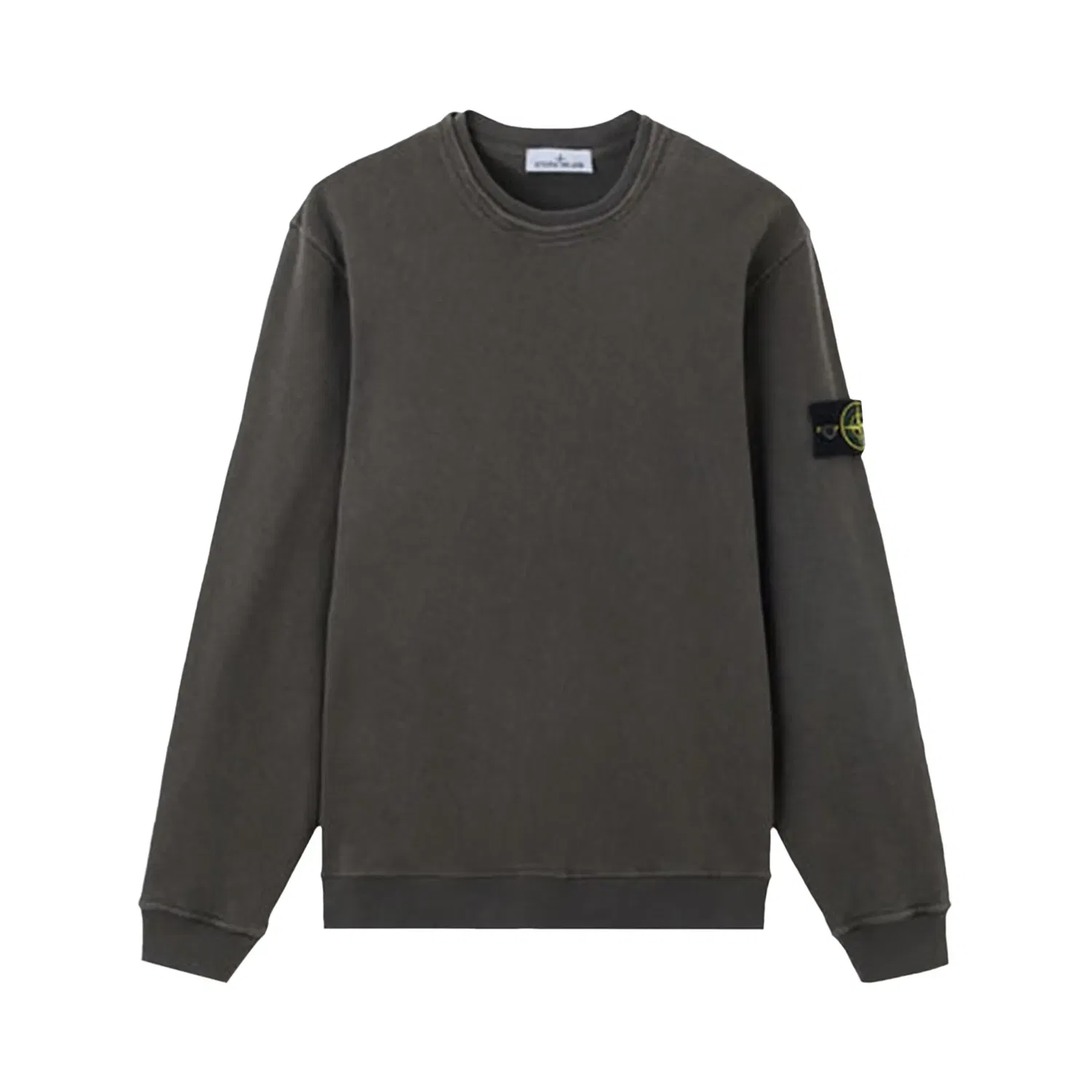 Толстовка Stone Island Malfile Fleece Old Effect, серый