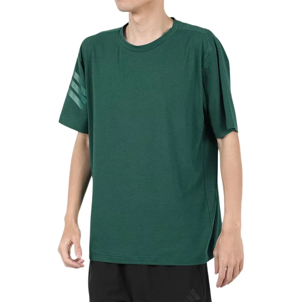Мужская футболка с принтом Adidas, Green — фото 4