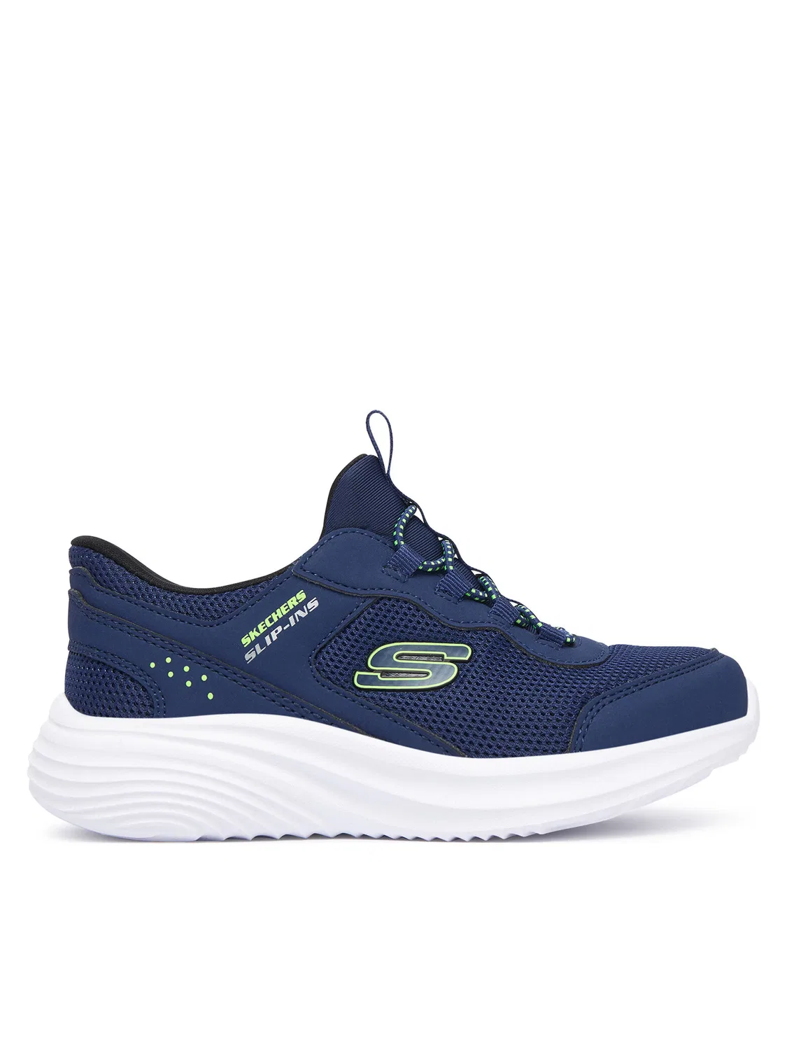 Кроссовки для мальчика Bounder Pro Slip-Ins Skechers, темно-синий