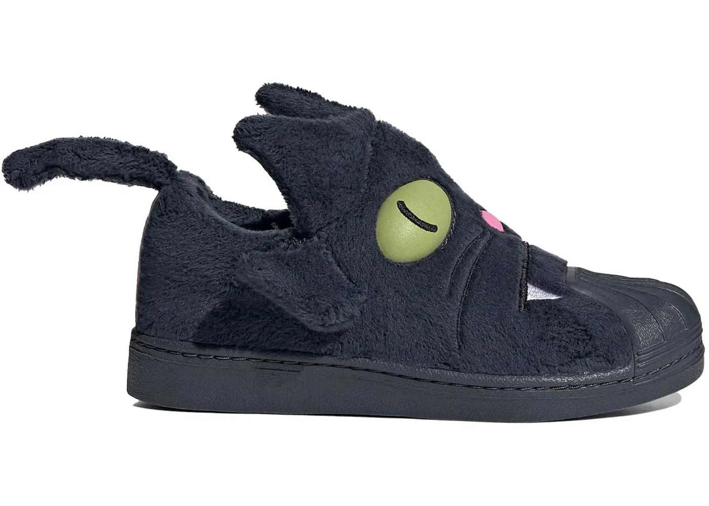 Детские кроссовки Lifestyle с принтом The Simpsons Snowball Adidas Superstar 360, Black/Black/Cloud White