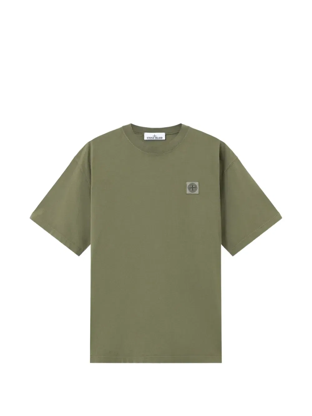 Футболка из органического хлопка Stone Island, зеленый