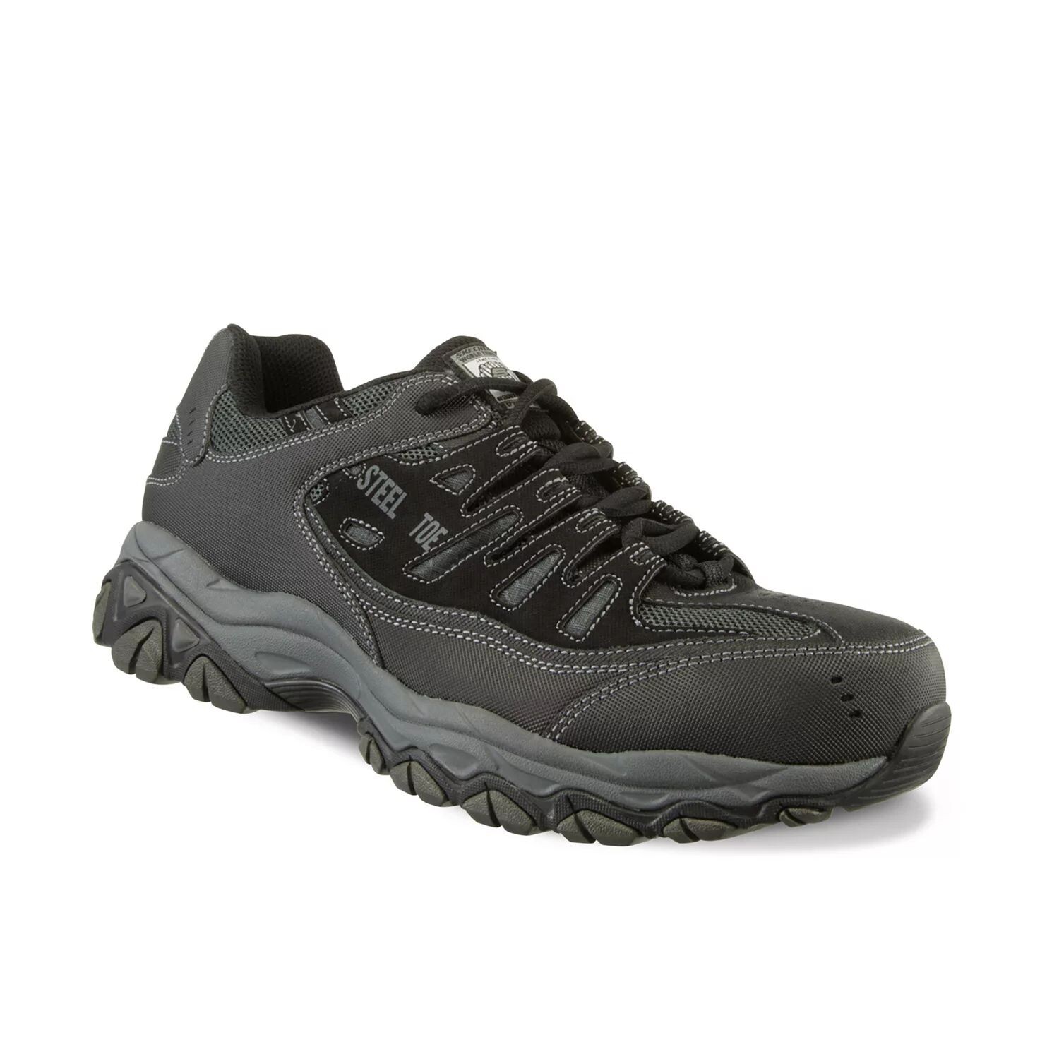 Мужские туфли Skechers Work свободного кроя Cankton со стальным носком — фото 3