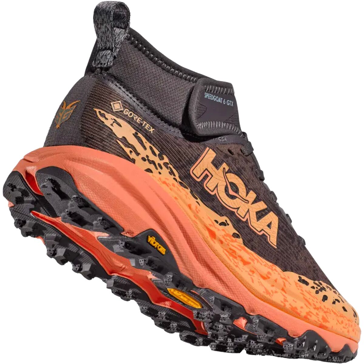 Скоростной кроссовок Speedgoat 6 mid gtx для трейлраннинга Hoka, мультиколор — фото 4