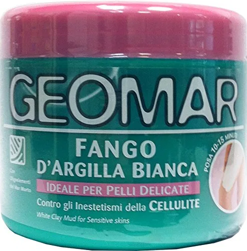 Глина для лица Geomar White Clay Mud для чувствительной кожи, 6 шт по 650 г