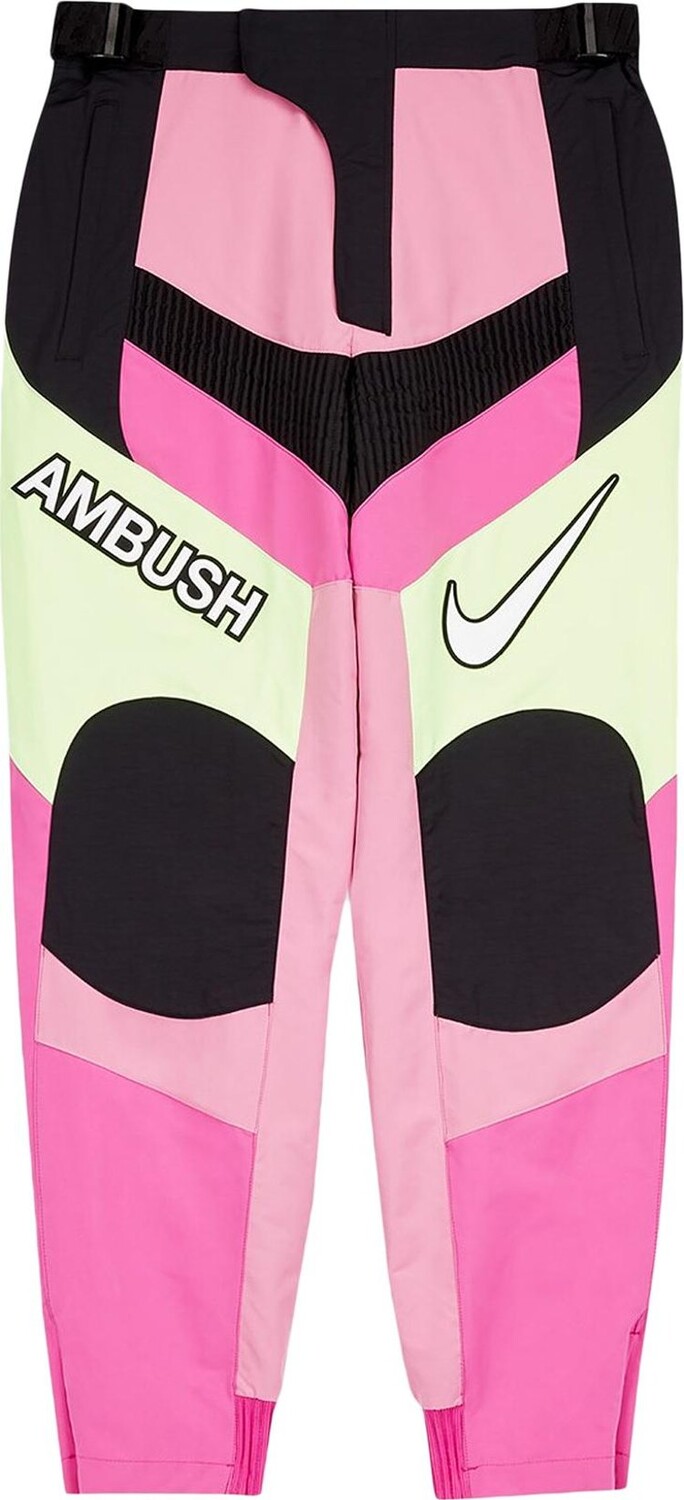 Брюки Nike Women's x Ambush Motorcycle Pants 'Active Fuchsia/Magic Flamingo', розовый — фото 2