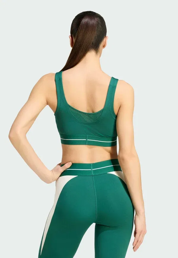 Спортивный бюстгальтер Adidas Performance, зеленый — фото 3