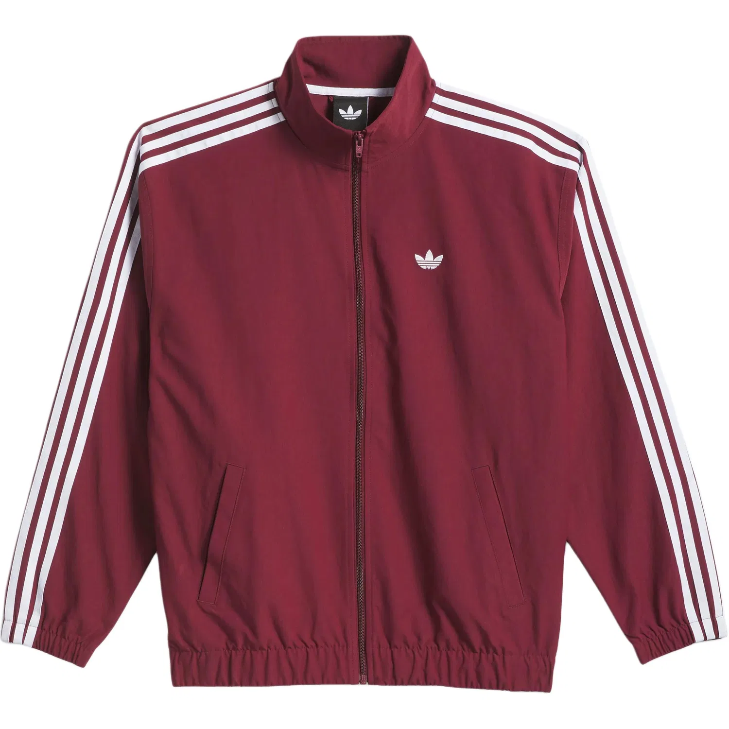Мужская куртка с воротником-стойкой Dark Red/White Adidas Originals