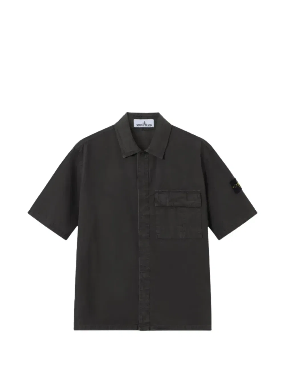 Рубашка с короткими рукавами Stone Island, серый