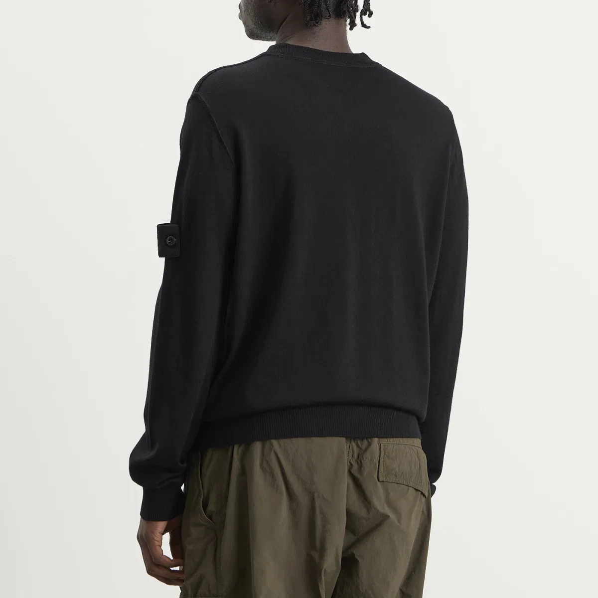 Джемпер из чистой шерсти Ghost Light Pure Wool Jumper Stone Island, Black — фото 3