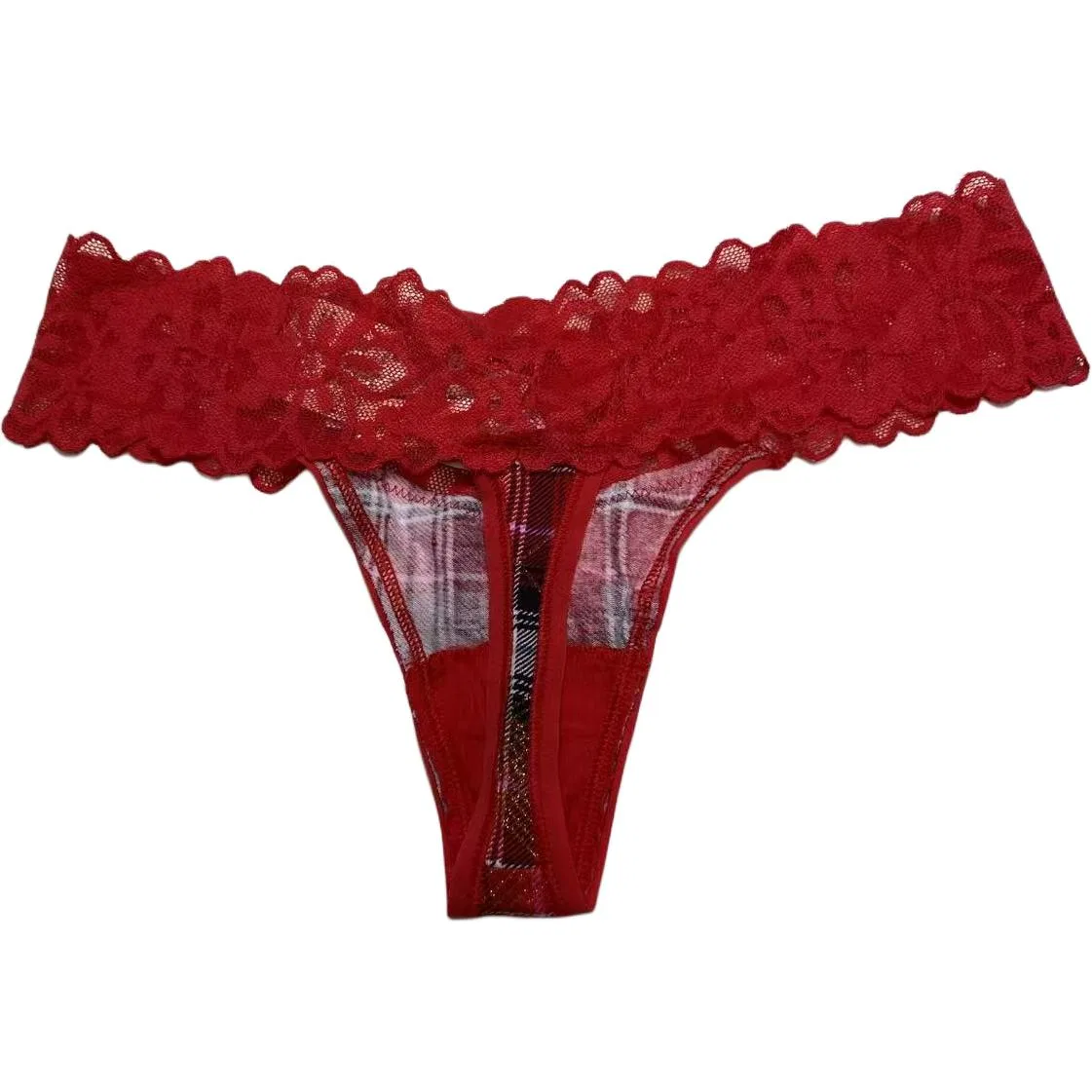 Женские трусы-танга Victoria's Secret, Red — фото 3