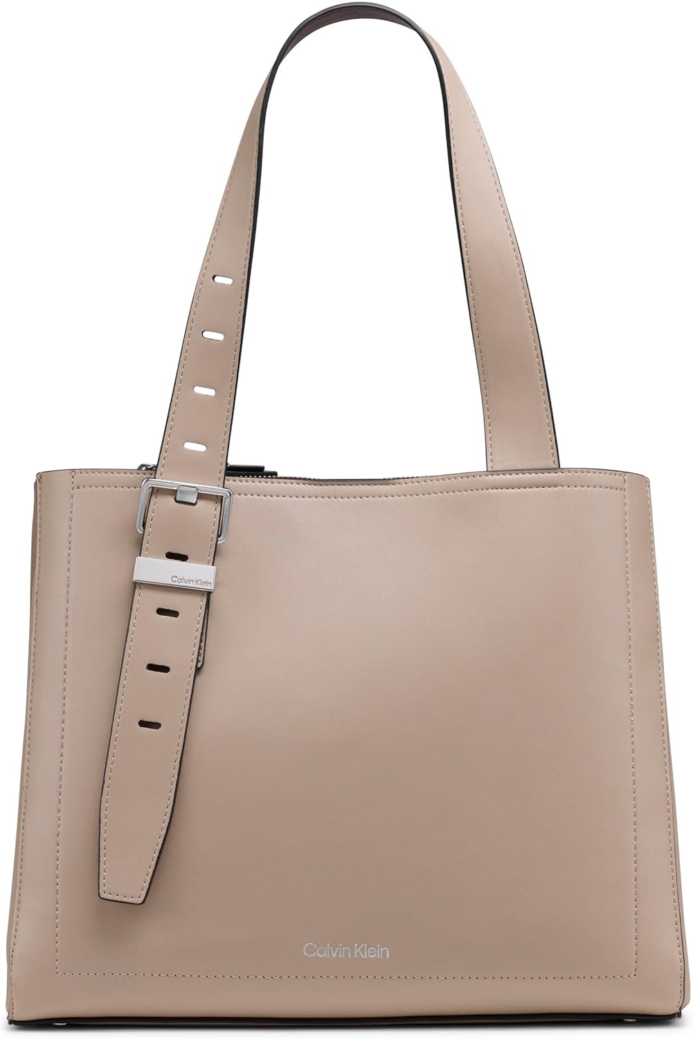 

Сумка-тоут Calvin Klein Lowen с тремя отделениями, Silver Mink/Plum