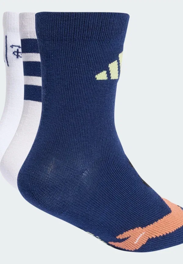 Набор из 3 пар носков Adidas Disney - носки Adidas Sportswear, белый/темно-синий/фиолетовый — фото 2