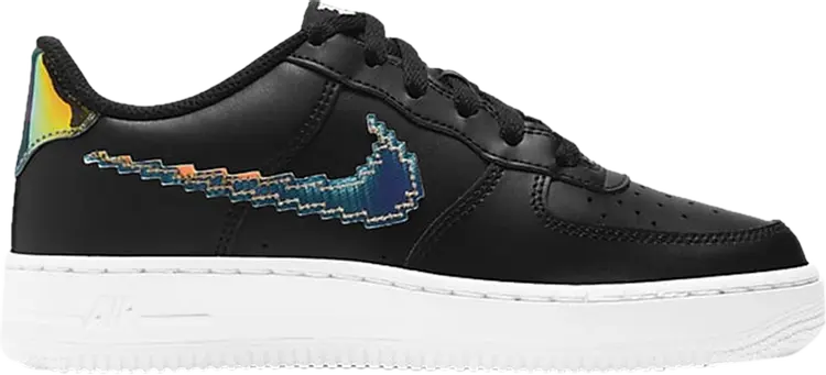

Кроссовки Nike Air Force 1 LV8 GS 'Digital Swoosh - Black', черный