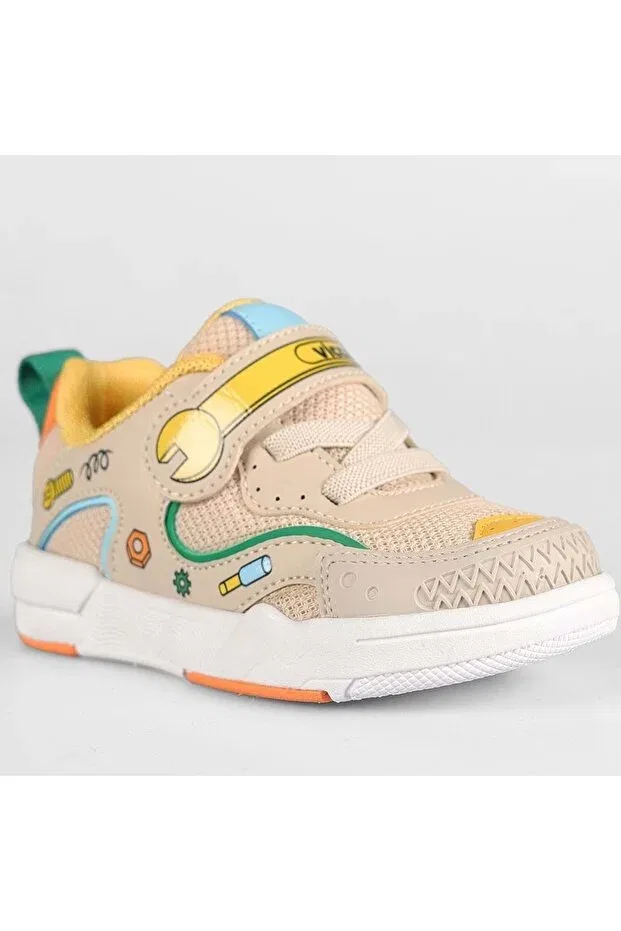 Детские спортивные туфли для девочек ортопедические Vicco, Beige — фото 2