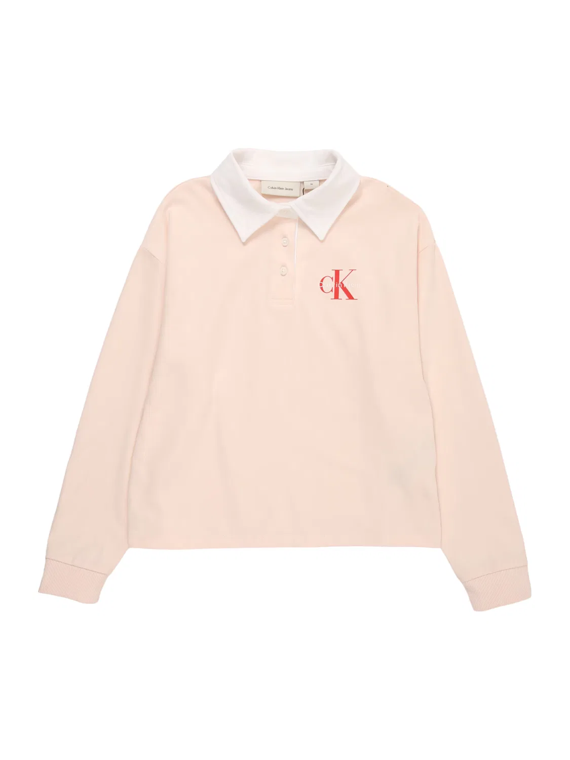 Рубашка Calvin Klein Jeans MINI ME розового цвета