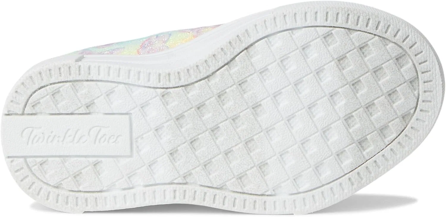 Детские кроссовки для девочек с принтом Twinkle Ombre Skechers, Link Pink/Multi — фото 3