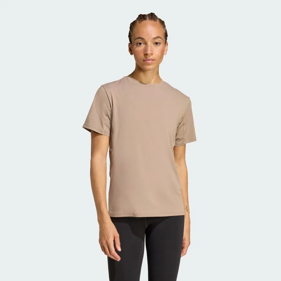 Футболка спортивная с коротким рукавом Performance KD9813 Designed For Training Go To adidas, Светло-зеленый