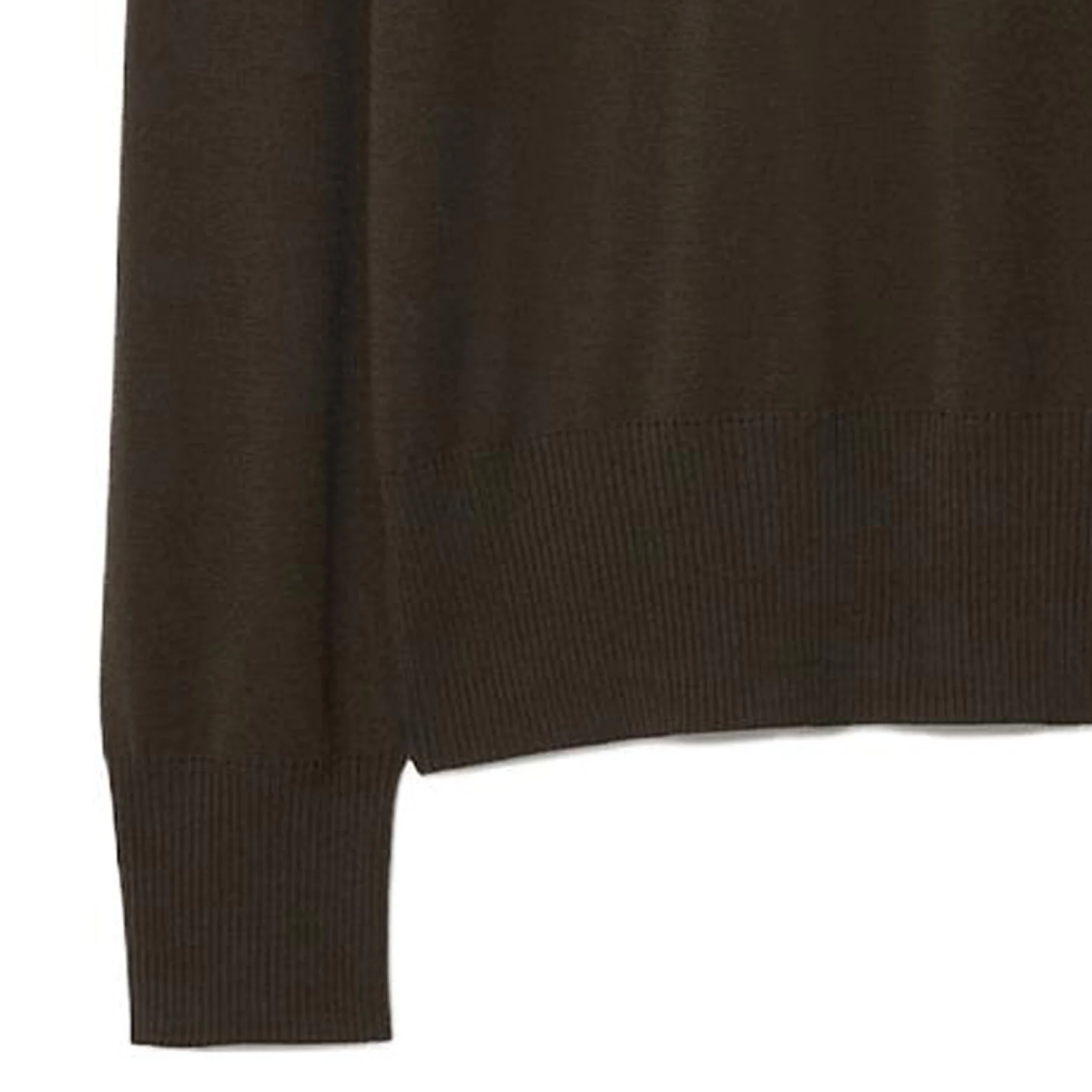 Вязаный свитер с заниженной линией плеча Burberry, Otter Color — фото 3