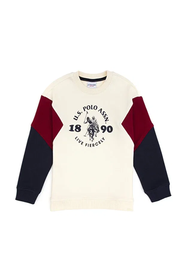 Детское худи для мальчиков без принта U.S. Polo Assn., Multicolor — фото 2