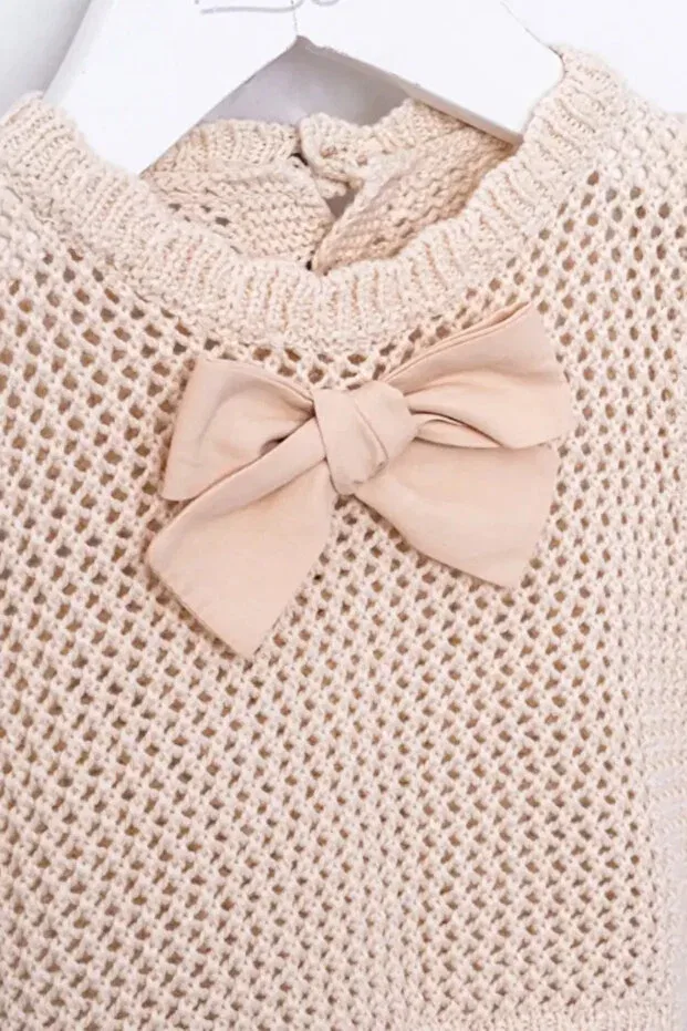 Детский для девочек комплект топа и юбки-пачки без рукавов Noblekids, Nude Color — фото 2