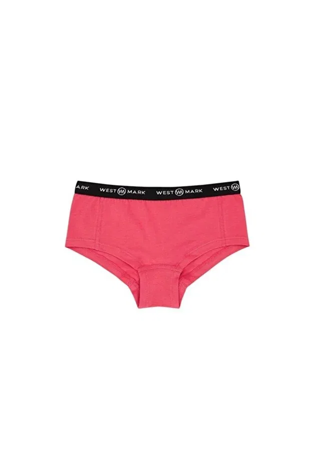 Детский комплект трусов для девочек с принтом Organic Cotton 3 Piece Hipster Set Westmark London, Fuchsia — фото 3