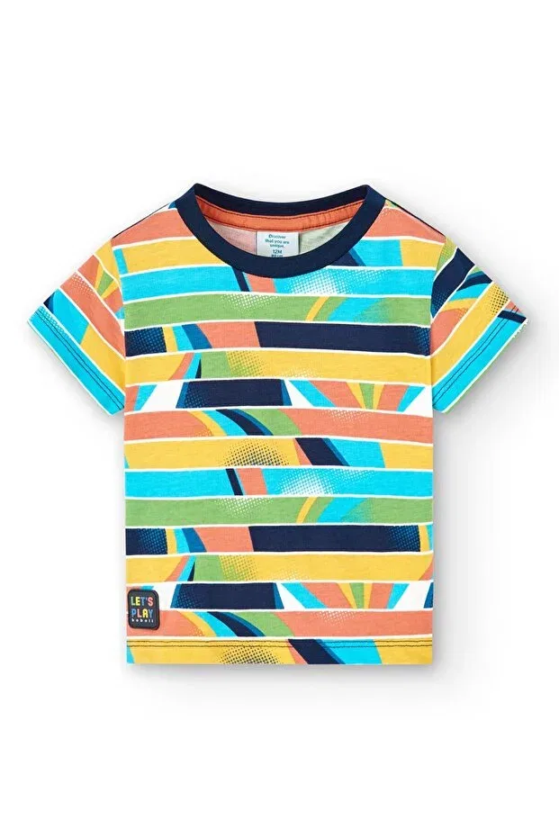 Детская футболка для мальчиков с коротким рукавом Boboli, Multicolor