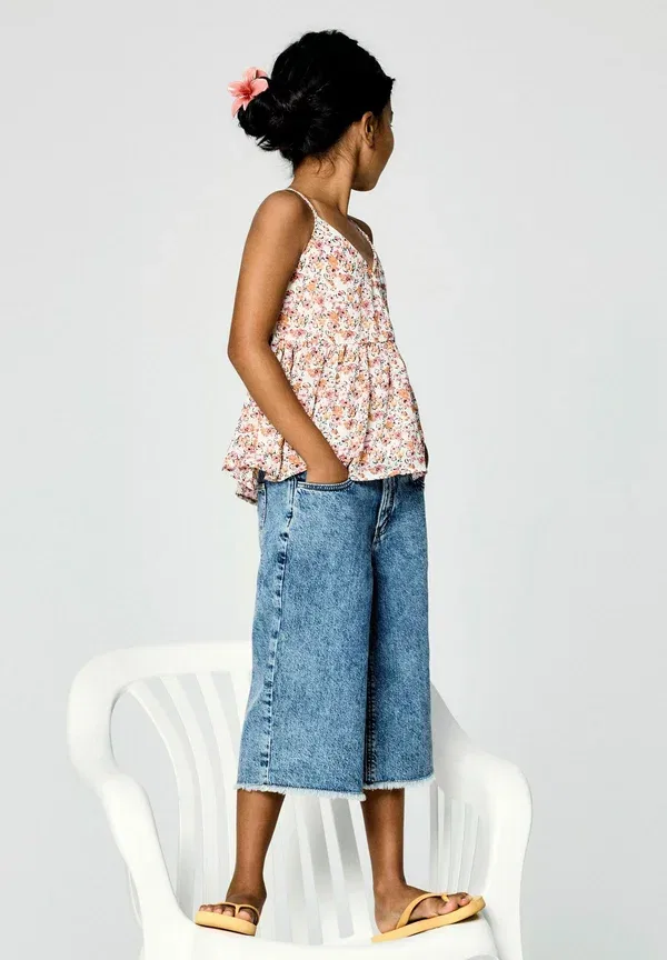 Шорты джинсовые Shorts baggy fit Name It, medium blue denim, синий — фото 2