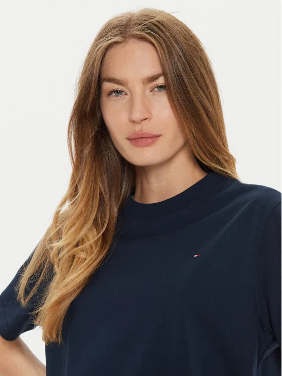 Футболка relaxed fit Modern Flag Tommy Hilfiger, темно-синий — фото 4