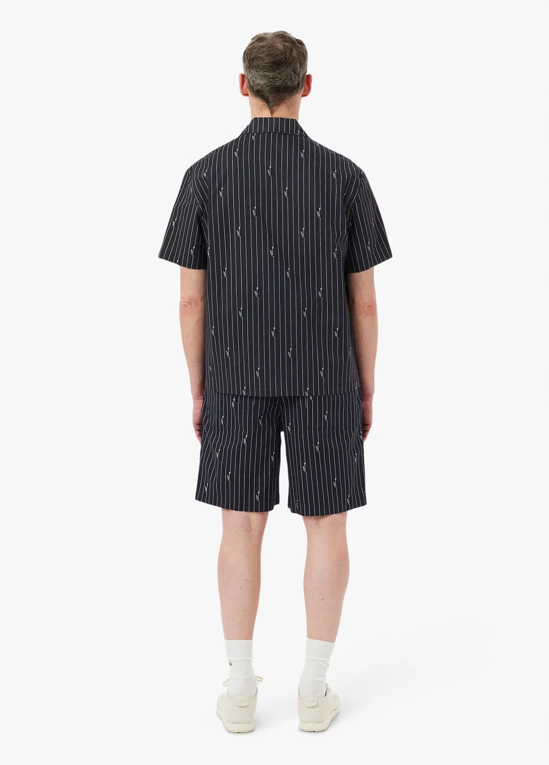 Шорты Lacoste Relaxed Fit, черный — фото 2