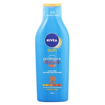 Лосьон для загара Sun Protect And Bronze Tan Activating Sun Lotion SPF 30 200 мл Nivea, SPF 30