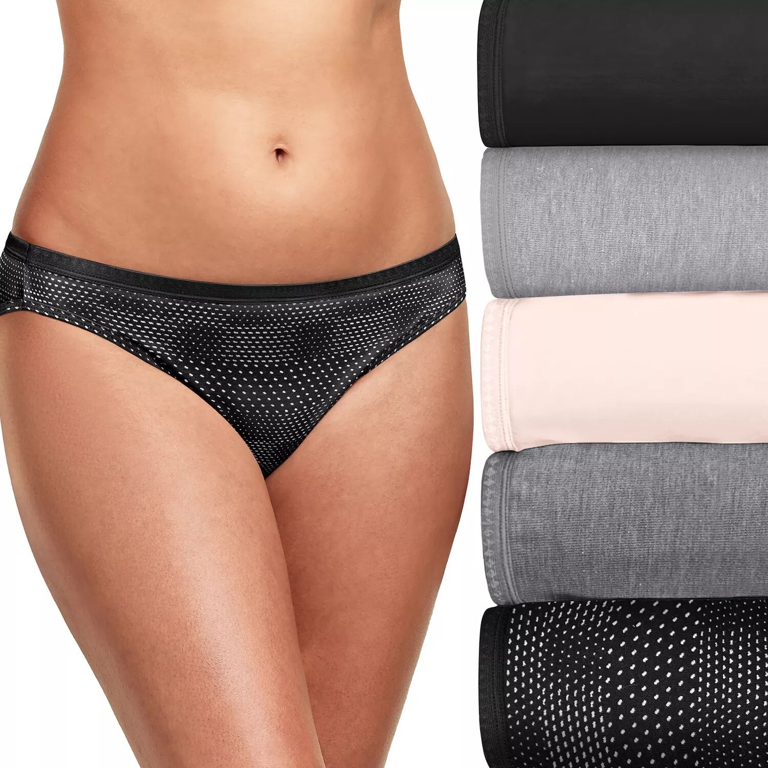 

Женские трусики-бикини из дышащего хлопка Hanes Ultimate, 6 шт., 42H6CC Hanes