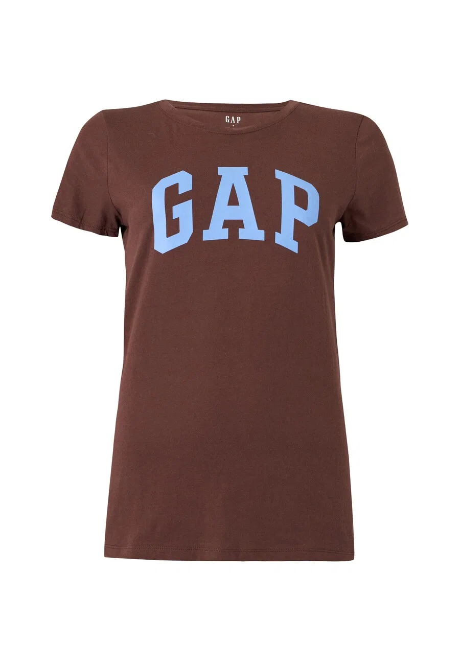 Футболка GAP 'CLASSIC' шоколадного цвета