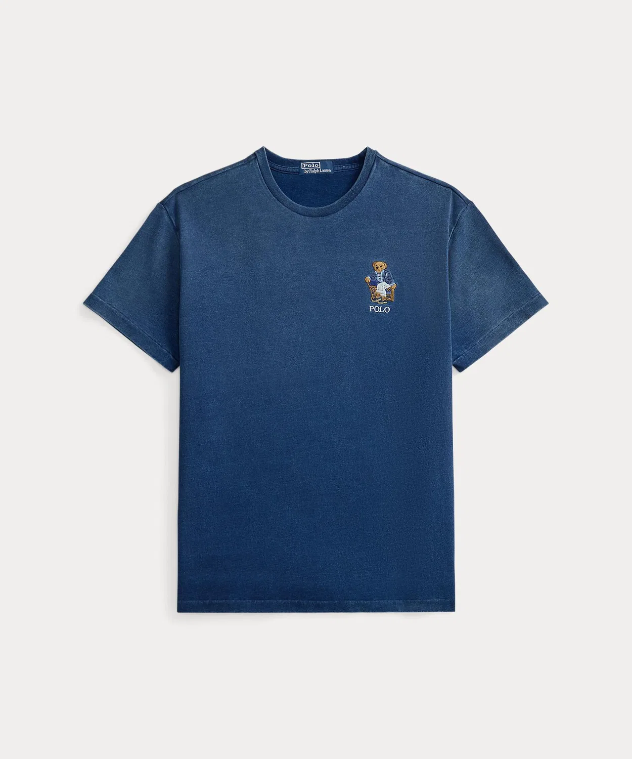 Мужская футболка с вышивкой Polo Bear Classic Fit Indigo POLO RALPH LAUREN, Navy — фото 2
