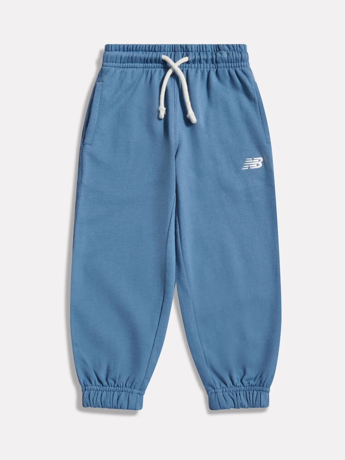 Джоггеры из французского флиса New Balance, синий