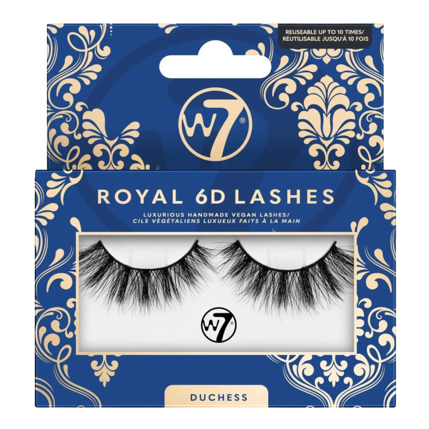 

W7 Royal 6D Lashes накладные ресницы герцогиня, 2 шт/1 упаковка