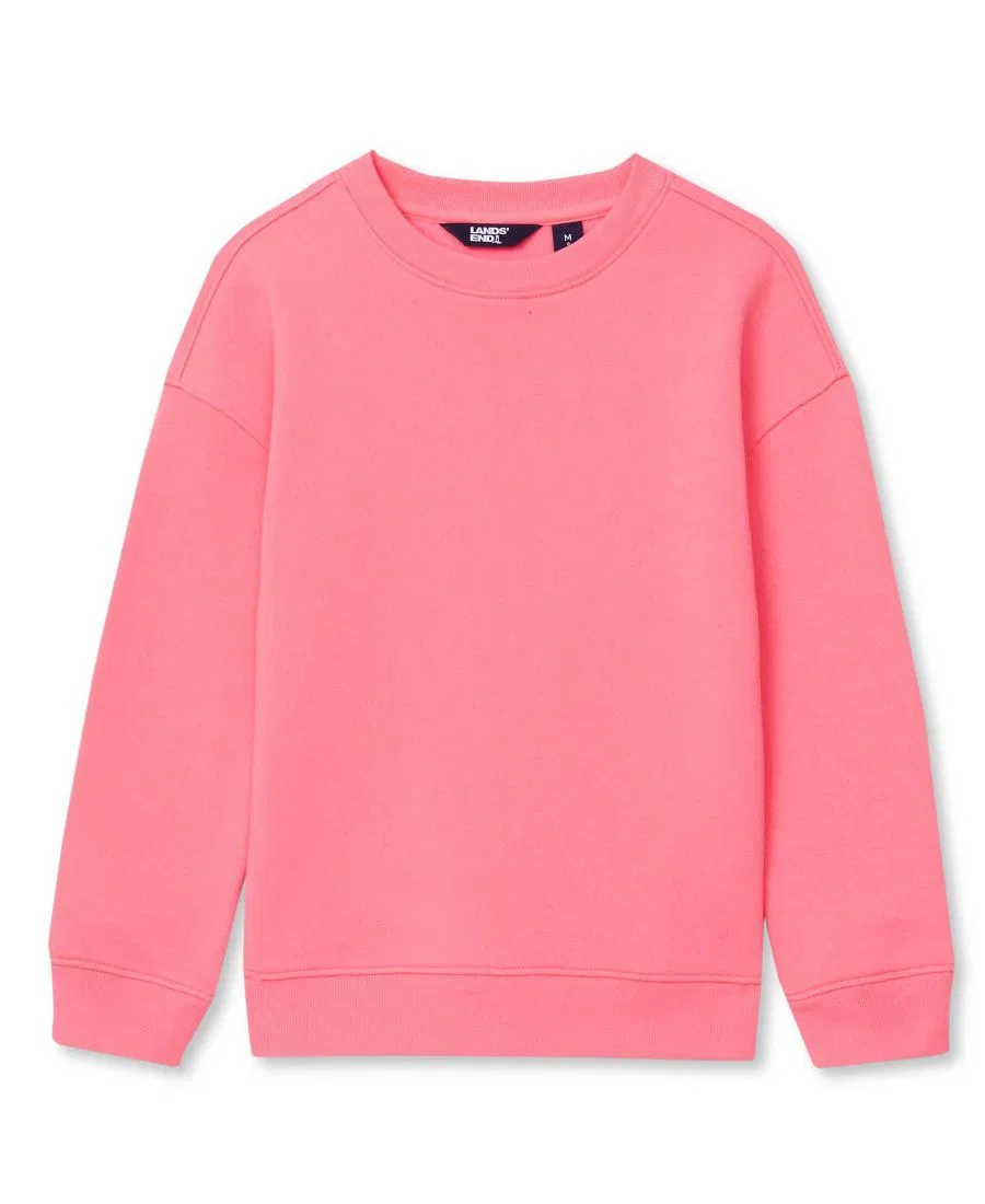 Свитшот с длинным рукавом Lands' End, Pink Punch