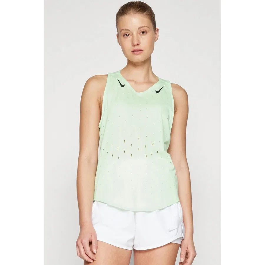 Спортивный топ Nike Aeroswift Dri-Fit Adv Singlet, Зеленый
