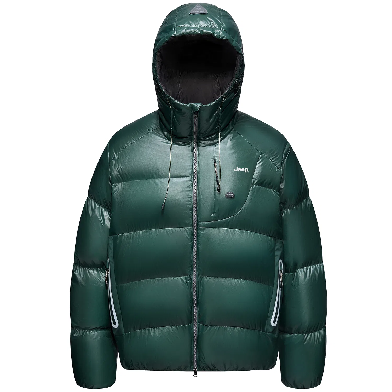 Детский пуховик с капюшоном утепленный Jeep, Cedar Green