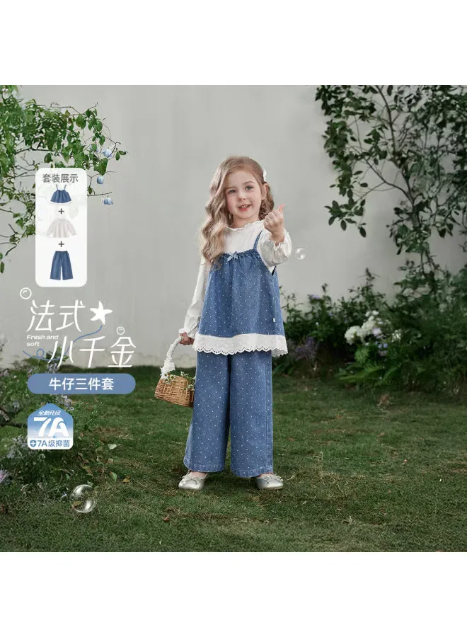 Комплект детский с принтом New spring collection girls' three-piece set fashion mid-kids Jellybaby — фото 2