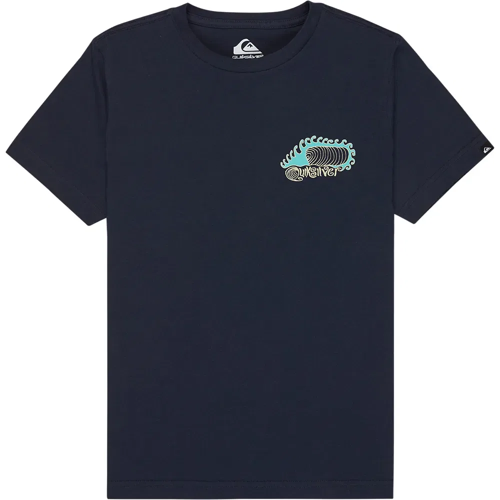 Футболка с коротким рукавом Skeleton Ride Quiksilver, синий