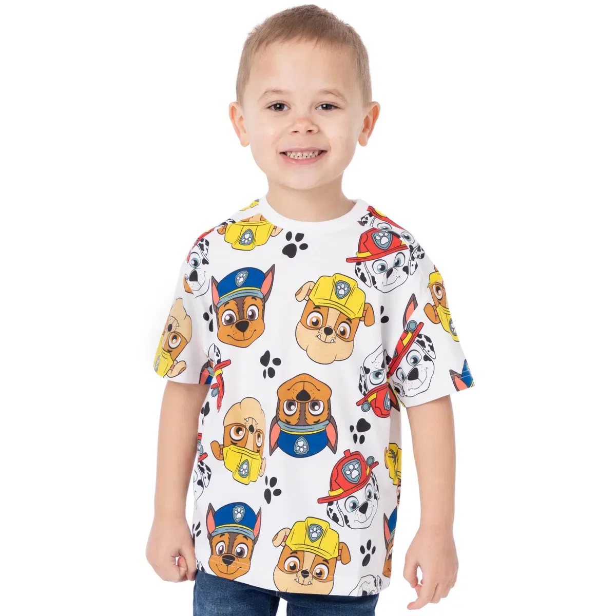 Детский комплект из 3 футболок с принтом Marshall, Rubble & Chase Paw Patrol, Multi — фото 2