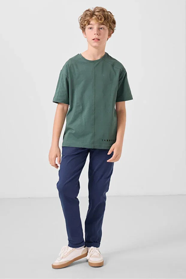 Детские брюки для мальчиков из хлопка Tommy Life, Navy Blue