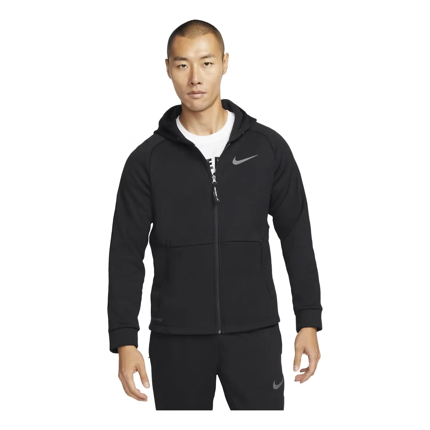 Худи с капюшоном Pro Therma-FIT Nike, черный