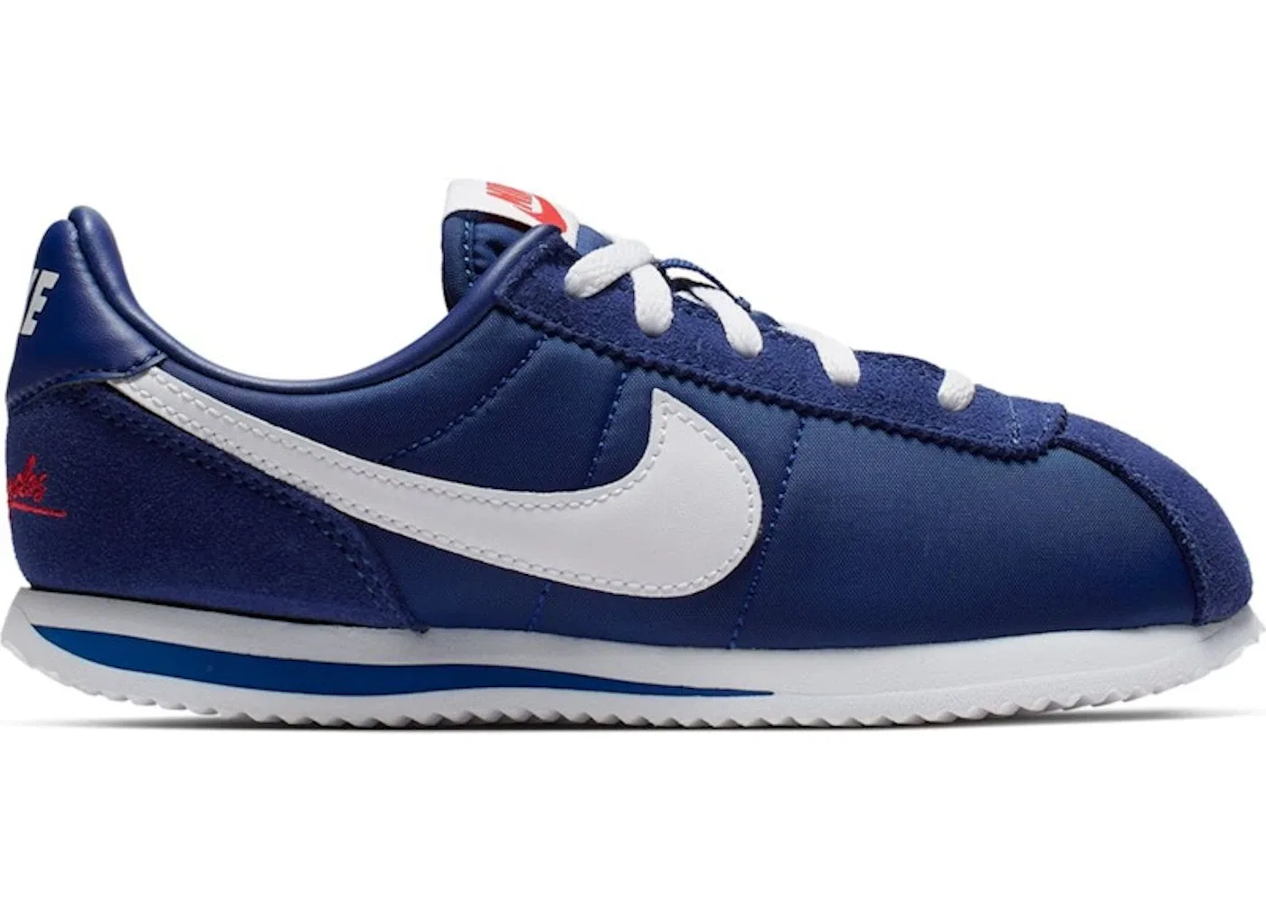 Детские кроссовки Lifestyle Nike Cortez Nike, Deep Royal Blue/White-Metallic Silver-University Red